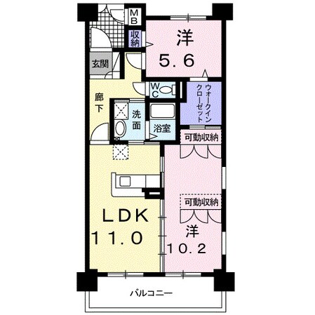 カーサ　ソレアードの物件間取画像